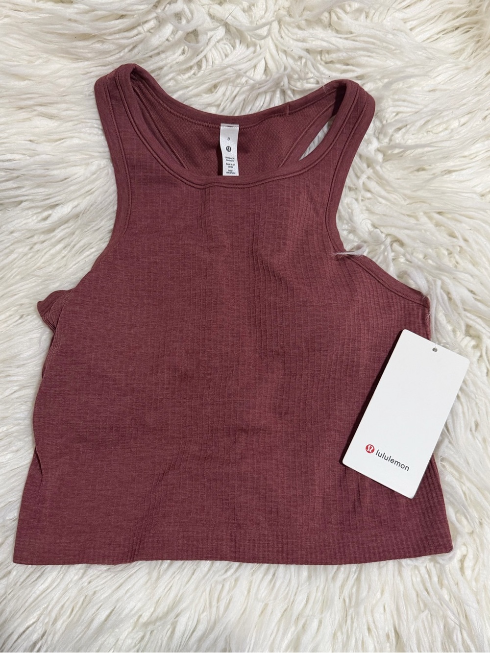 Lululemon EBB to Street Racerback Crop Tank